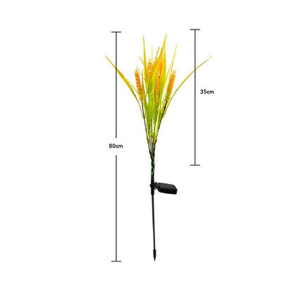قمح شمسي IP65 مقاوم للماء حديقة ضوء في الهواء الطلق فناء حديقة ممر الديكور