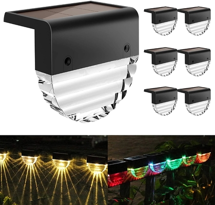 IP44 مقاوم للماء للطاقة الشمسية LED حديقة أضواء خطوة 8-10 ساعات وقت العمل صغير الحجم