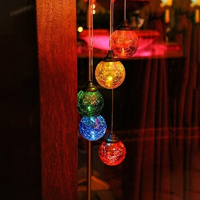 RGB اللون الباعث للطاقة الشمسية LED حديقة أضواء الديكور في الهواء الطلق المحمولة