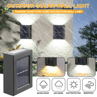 WINXU IP65 مقاوم للماء أضواء LED تعمل بالطاقة الشمسية في الهواء الطلق المناظر الطبيعية للشرفة ديكور الجدار الخفيفة