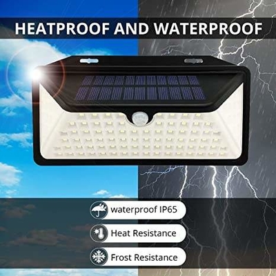 240V استشعار الحركة تعمل بالطاقة الشمسية الصمام الجدار الخفيفة اللاسلكية خارج أضواء الجدار الأمن