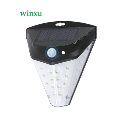 كبير زاوية واسعة 42led بالطاقة الشمسية الصمام الجدار الخفيفة 2700K لحديقة فناء