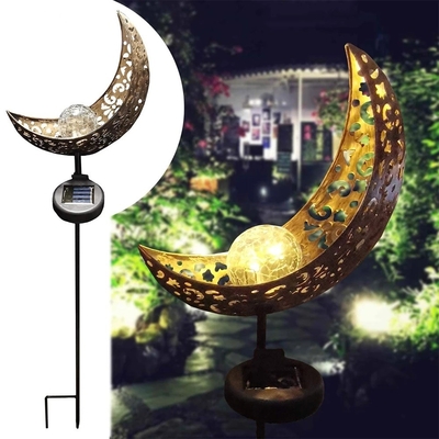 في الهواء الطلق فناء للطاقة الشمسية LED حديقة أضواء الديكور Moon Sun Stars ضوء الليل المقاوم للماء