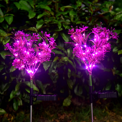 فالاينوبسيس الشمسية LED حديقة أضواء الزهور البرية الصغيرة المناظر الطبيعية حديقة الحديقة الخفيفة