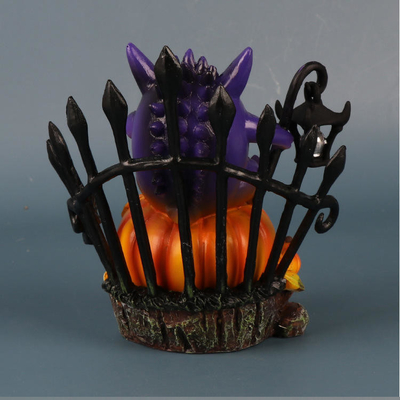 أنيمي Gengar هالوين شبح اليقطين فانوس ضوء الشمس الحرف الشكل القمر الظل تمثال