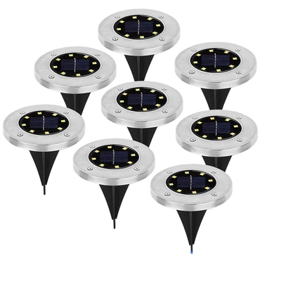 IP67 للطاقة الشمسية LED حديقة الأنوار DC 6V 10 LED للطاقة الشمسية تحت الأرض ضوء