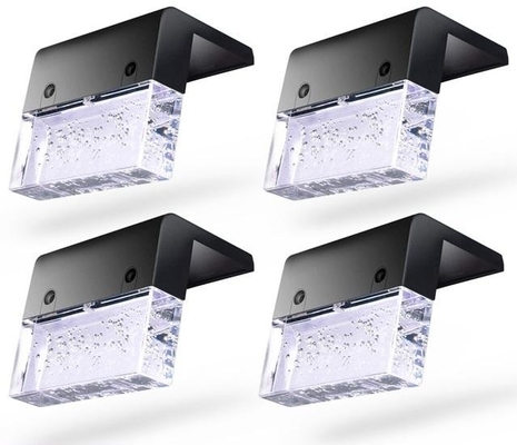 IP65 أبيض دافئ للطاقة الشمسية أضواء سطح السفينة في الهواء الطلق أسوار الدرج 2700K تعمل بالطاقة الشمسية أضواء سطح السفينة