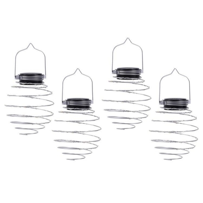 الأسلاك النحاسية LED للطاقة الشمسية أضواء الحديقة الشمسية الخفيفة الحديد في الهواء الطلق الفوانيس الشمسية معلقة 2700K