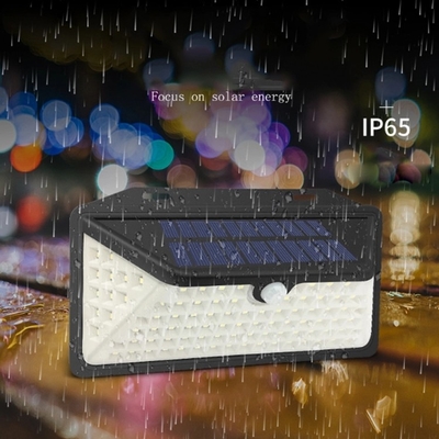 3 أوضاع لاسلكية تعمل بالطاقة الشمسية أضواء استشعار الحركة IP65 3500K