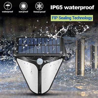 حديقة IP65 تعمل بالطاقة الشمسية LED الجدار الخفيفة ذكي جسم الإنسان التعريفي ضوء عين النسر 6000K