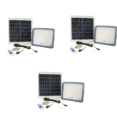 360LED 6500K 100 Watts 200 Watt خارجي شمسي كشاف مقاوم للماء IP67