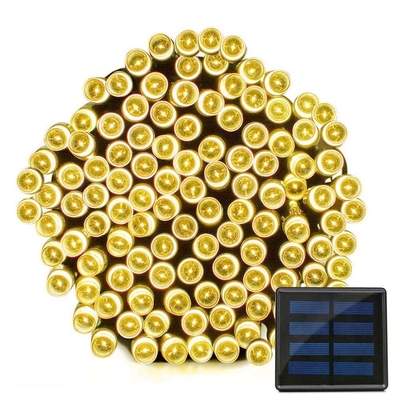 أضواء سلسلة الطاقة الشمسية 0.6W مع تركيبة الموجة البعيدة 50 LED 100 LED 200 LED