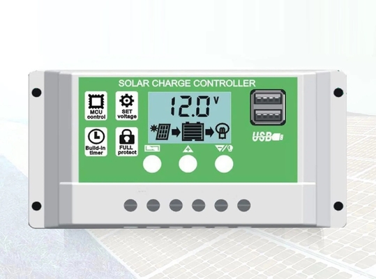 30A PWM الشمسية منظم شحن جهاز التحكم في التفريغ 12V 24V 1920W لبطاريات الليثيوم