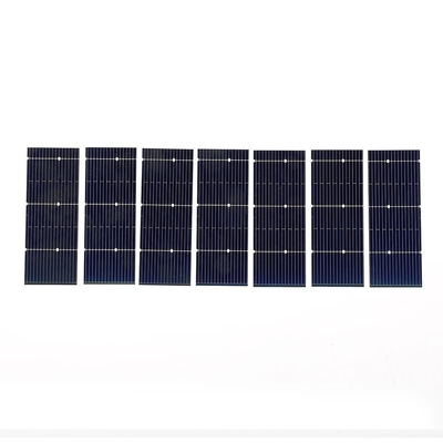 52 * 19mm 0.5V 0.24W لوحة للطاقة الشمسية شاحن نظام أحادي البلورية للألواح الضوئية المحمولة