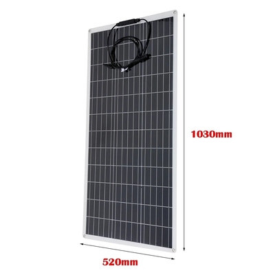 200W مجموعة الألواح الشمسية شاحن بطارية لبطارية 12 فولت خلايا مرنة محمولة
